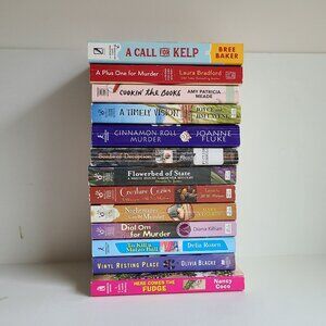 13 Cozy Mystery Books MMPB Various Themes Crime Woman Detective
